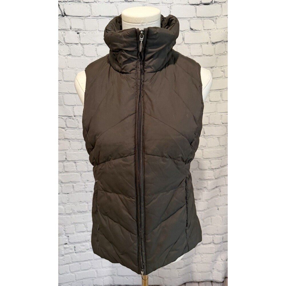 Kenneth Cole Women's Brown Puffer Vest Size Medium